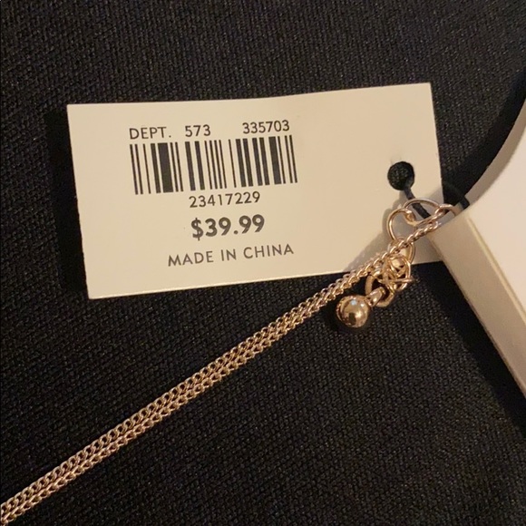 NWT Pink and Gold Necklace - Picture 3 of 4